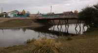 В Минусинском районе рухнул мост