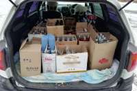 В Хакасии водитель перевозил более 70 литров алкоголя без документов
