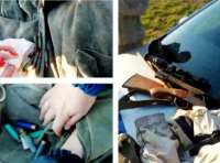В Шушенском районе полицейские поймали мотоциклиста с нелегальным оружием