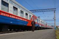 В Минусинск прибыл поезд здоровья
