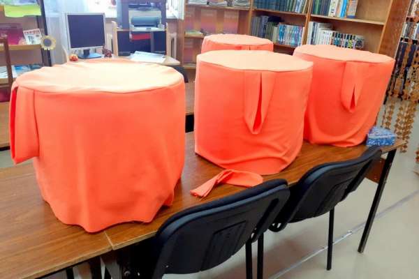 В Селиванихинской межпоселенческой библиотеке появились эко-пуфы