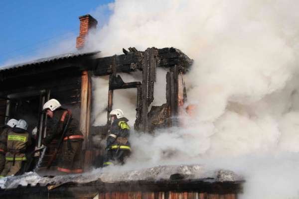В Хакасии пожар стал причиной гибели пенсионерки