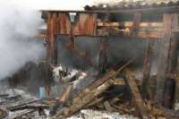 В Минусинском районе сгорели надворные постройки