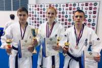 Минусинские каратисты привезли из Москвы три золотых медали