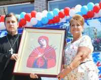 В честь 280-летия Знаменке подарили &quot;Семистрельную&quot; икону Божьей Матери