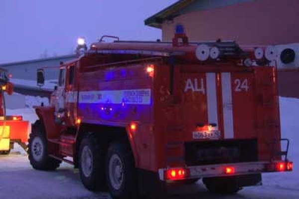 В Минусинске горели два жилых дома